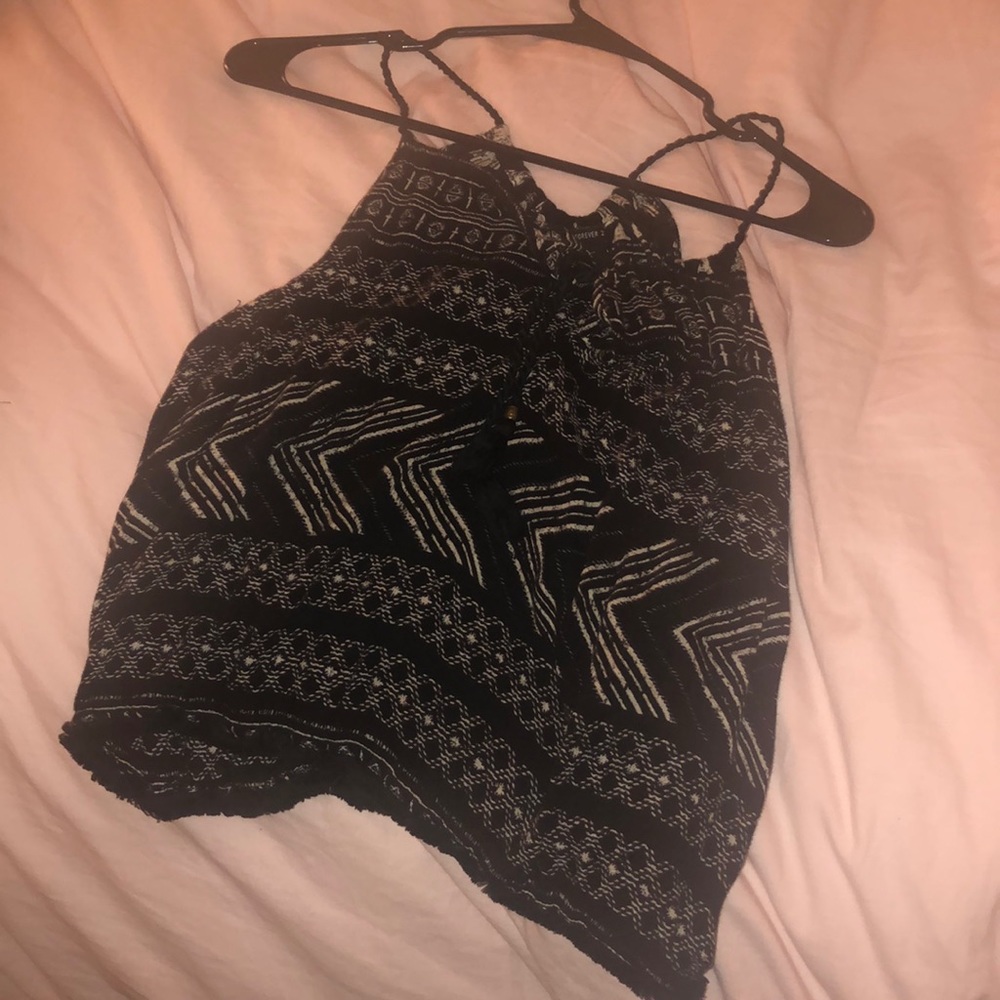 tribal forever 21 halter top